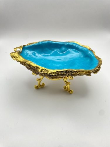 Breakfast at Tiffany’s Oyster Trinket Dish — handmade oyster shell trinket dishe